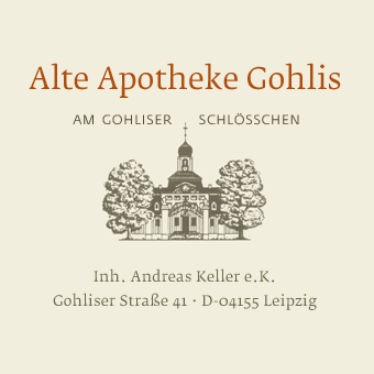 Logo der Alten Apotheke Gohlis - Zu den Folgeseiten
